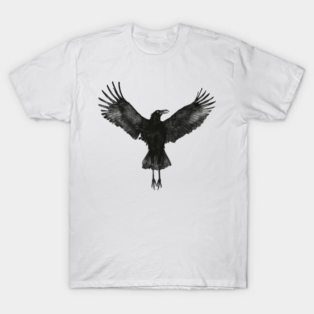 Crow T-Shirt by Of Smoke & Soil